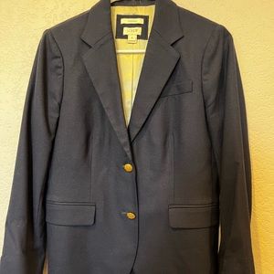 J Crew Schoolboy Blazer in Navy. Size 6.